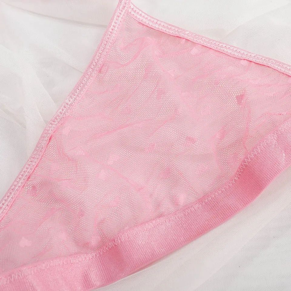 Кружевное Белье, комплект кружевного розового нежного белья
