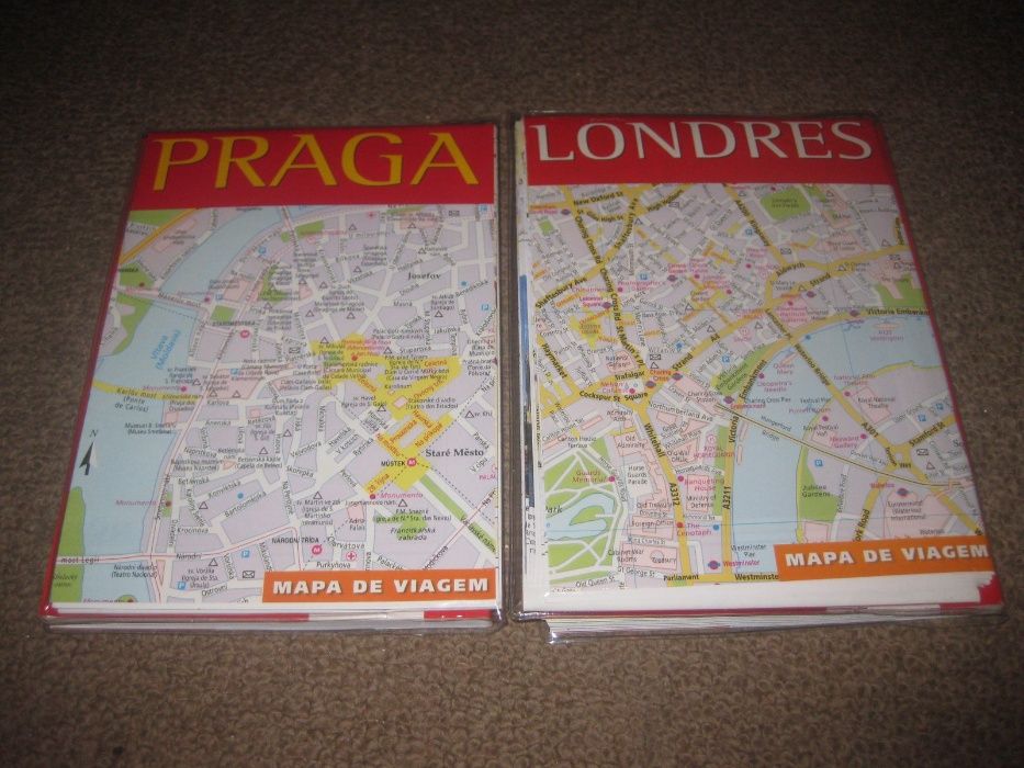 2 Livros Guia de Viagens/Praga e Londres