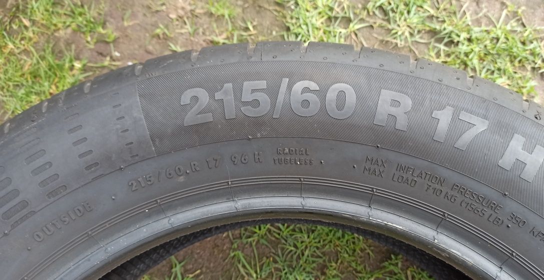 Opony letnie Continental ContiEcoContact 5 215/60R17 96H jak nowe