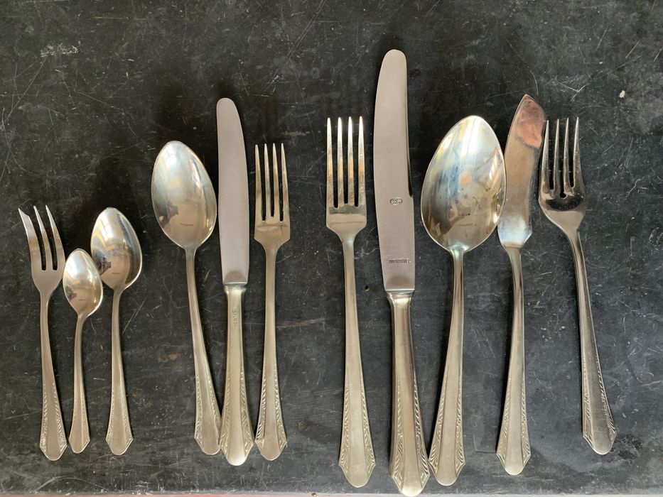 Faqueiro em Alpaca de meados do seculo passado