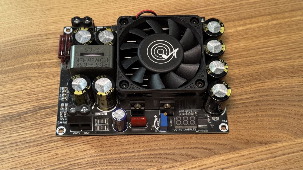 500W 40А DC-DC перетворювач стабілізатор підвищуючий 12-27V->12-50V