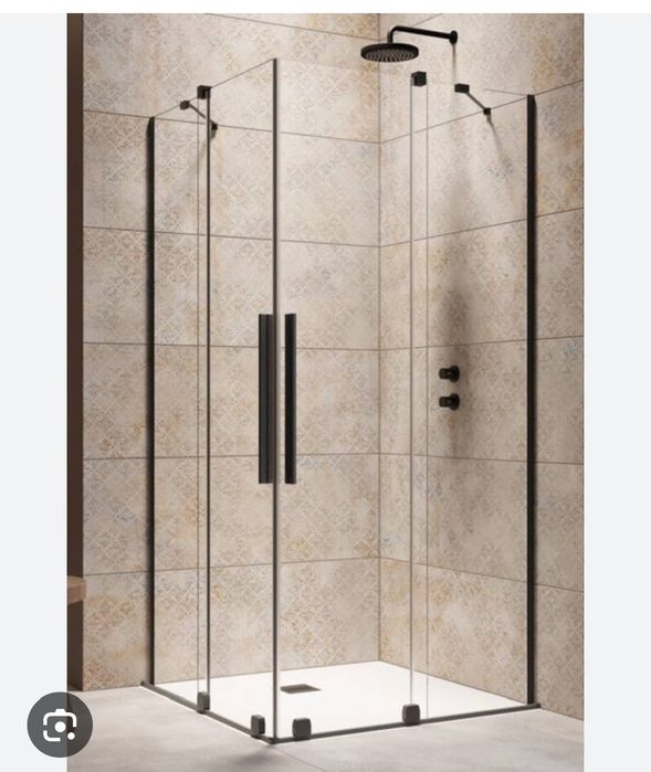 Kabina prysznicowa Radaway furo kdd black 100 kompletna nowa