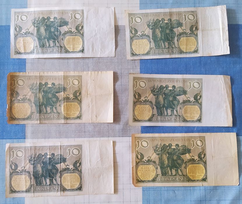 Banknoty 10 zł rok 1929