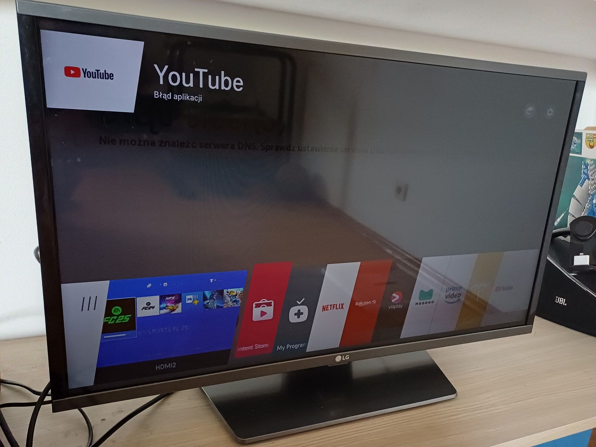 LG Smart 32LF632V. Uszkodzony. Problem z kolorami..