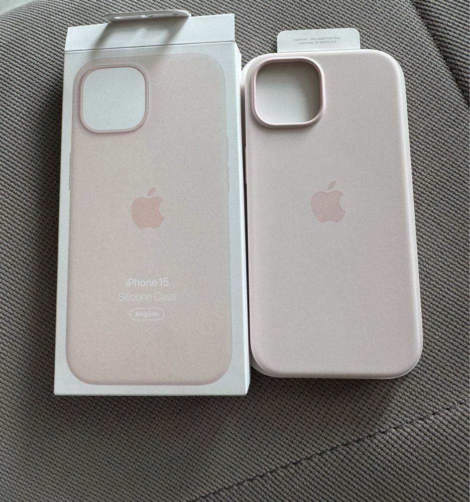 Продам оригінальний чохол Apple Silicone case pink iPhone 15
