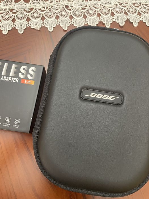 Наушники, Bose QC25, bluetooth, с шумоподавлением, полный комплект