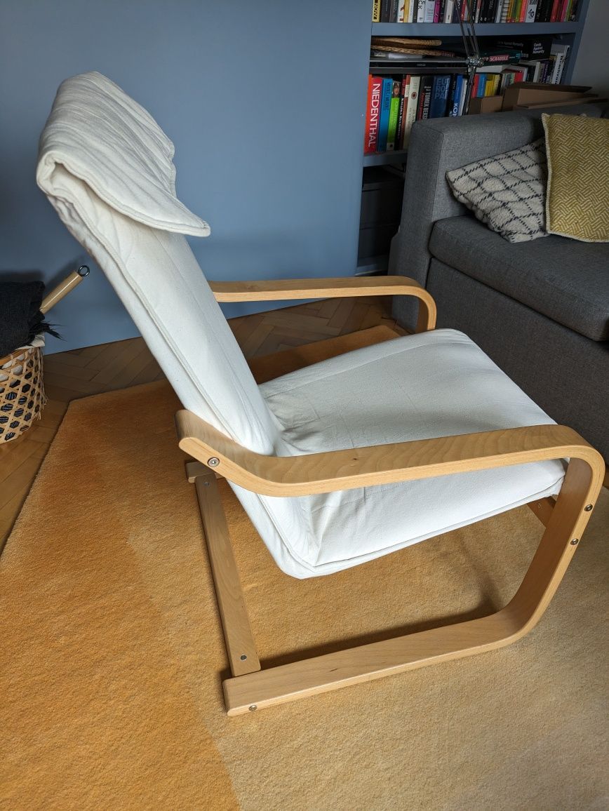 Fotel biały Ikea Poang