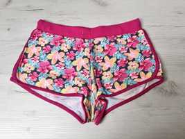 Krótkie spodnie szorty 164 cool club dla dziewczynki różowe w kwiaty