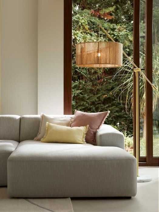 Poszewka na poduszkę z lnu z frędzlami 30x50 WESTWING