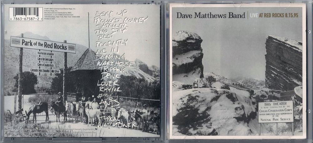 DAVE MATTHEWS BAND - Live At Red Rocks 8.15.95 2CD [USA]