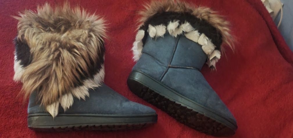 Buty zimowe z futerkiem 38