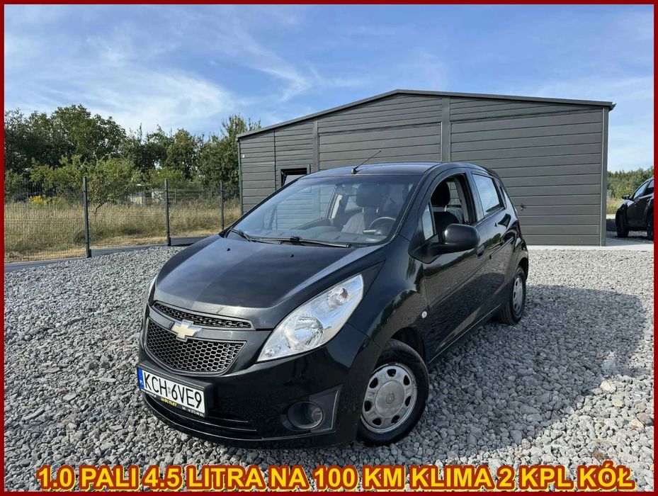 Chevrolet Spark 2012 r 1.0 Klima Elektryka 2 kpl kół SALON POLSKA Serwisowany DO JAZDY