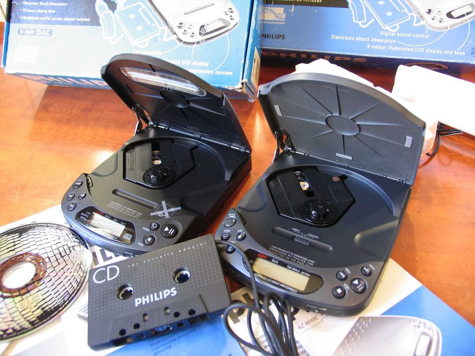 Philips AZ 6845 + AZ 8648 + CD Cassette Adaptor '' Discman ''