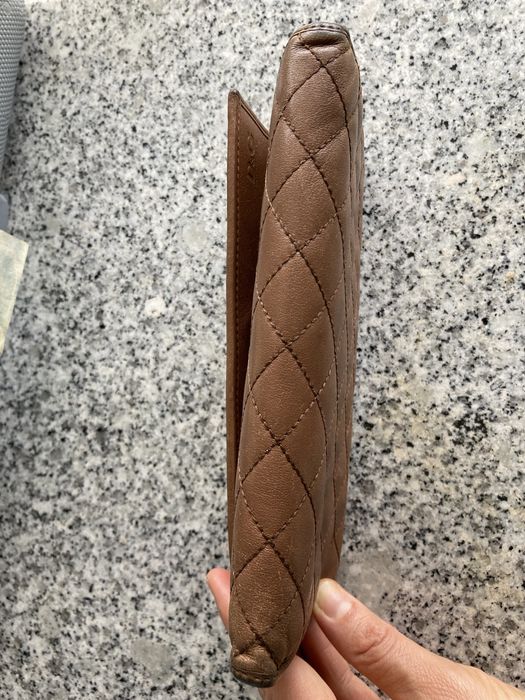 Porta moedas Dolce & Gabbana camel usado