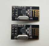 Комплект радио модулей 2,4 GHz nRF24L01 SPI DIP-8 pin с антенной
