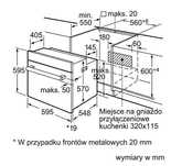 Piekarnik Bosch HBN231E1L nowy