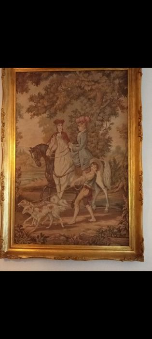 Vendo quatro em tecido de tapeçaria excelente estado com excelente mol