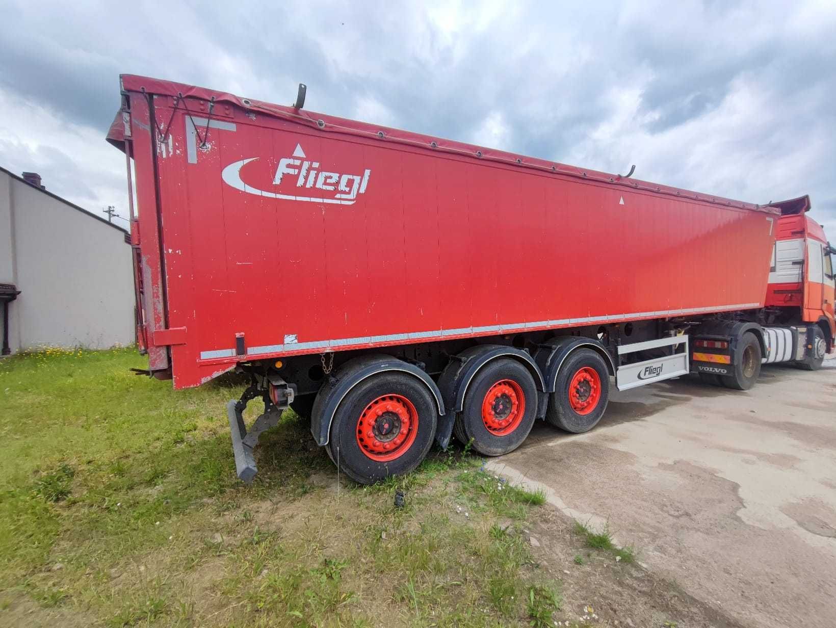 Naczepa wywrotka Fliegl pojemność 40m3 w dobrym stanie