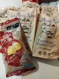 Chipsy ziemniaczane La Abuela Nieves i Batatas Fritas solone 150g 7 op