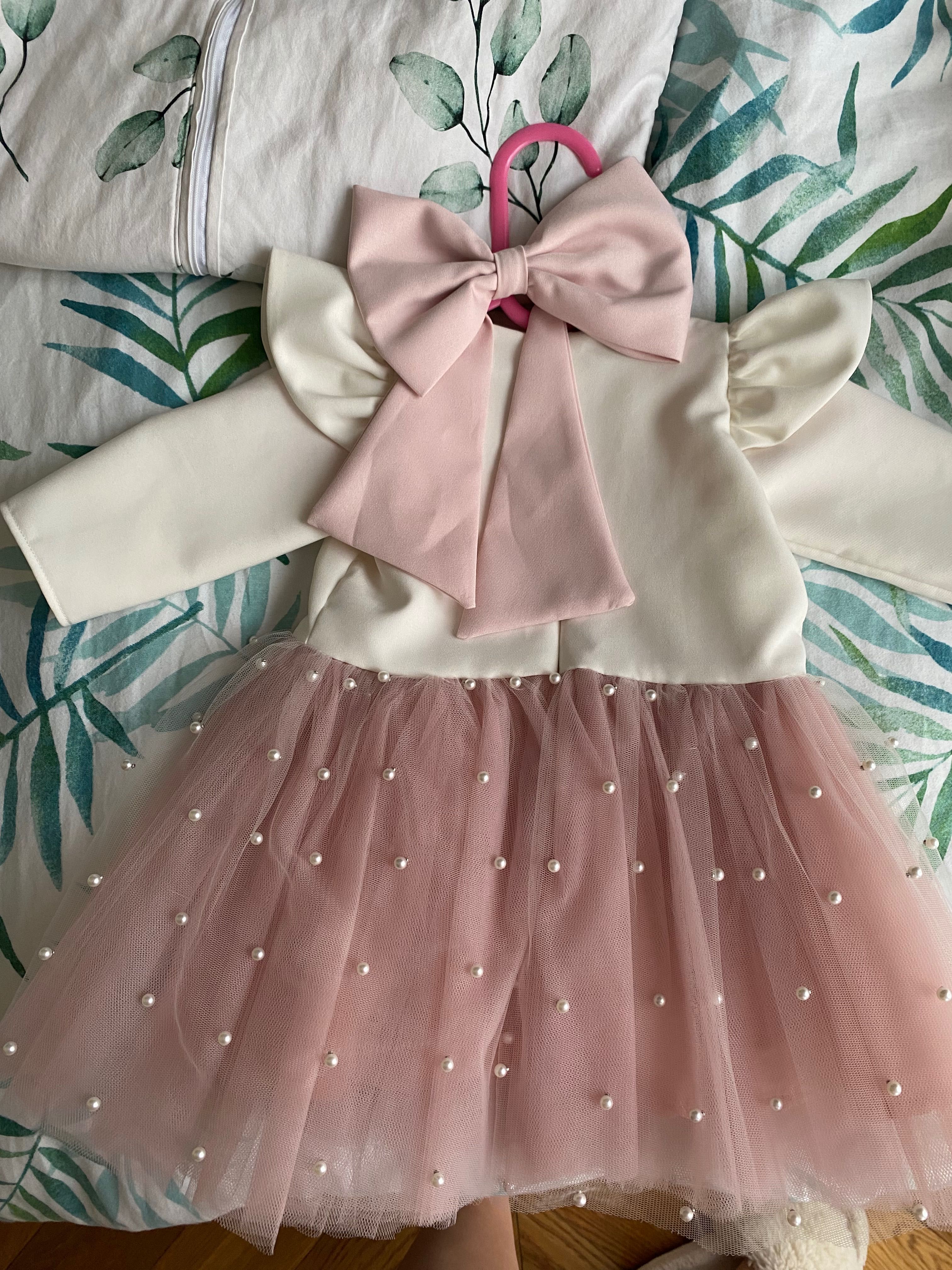 Elegancka sukienka na chrzest/Święta/urodziny Takie Same 68