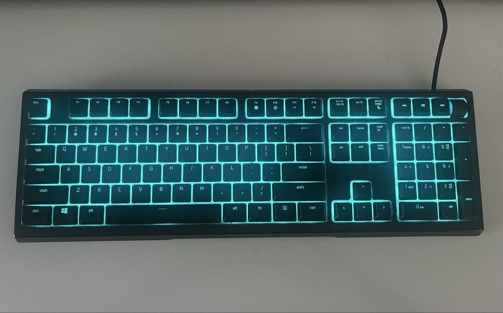 Klawiatura Razer ornata v2 + podpórek pod nadgarstki