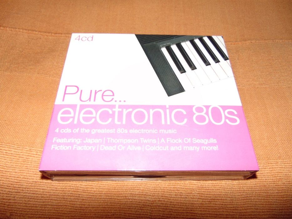 Pure...Electronic 80's 4 CD's NOVO