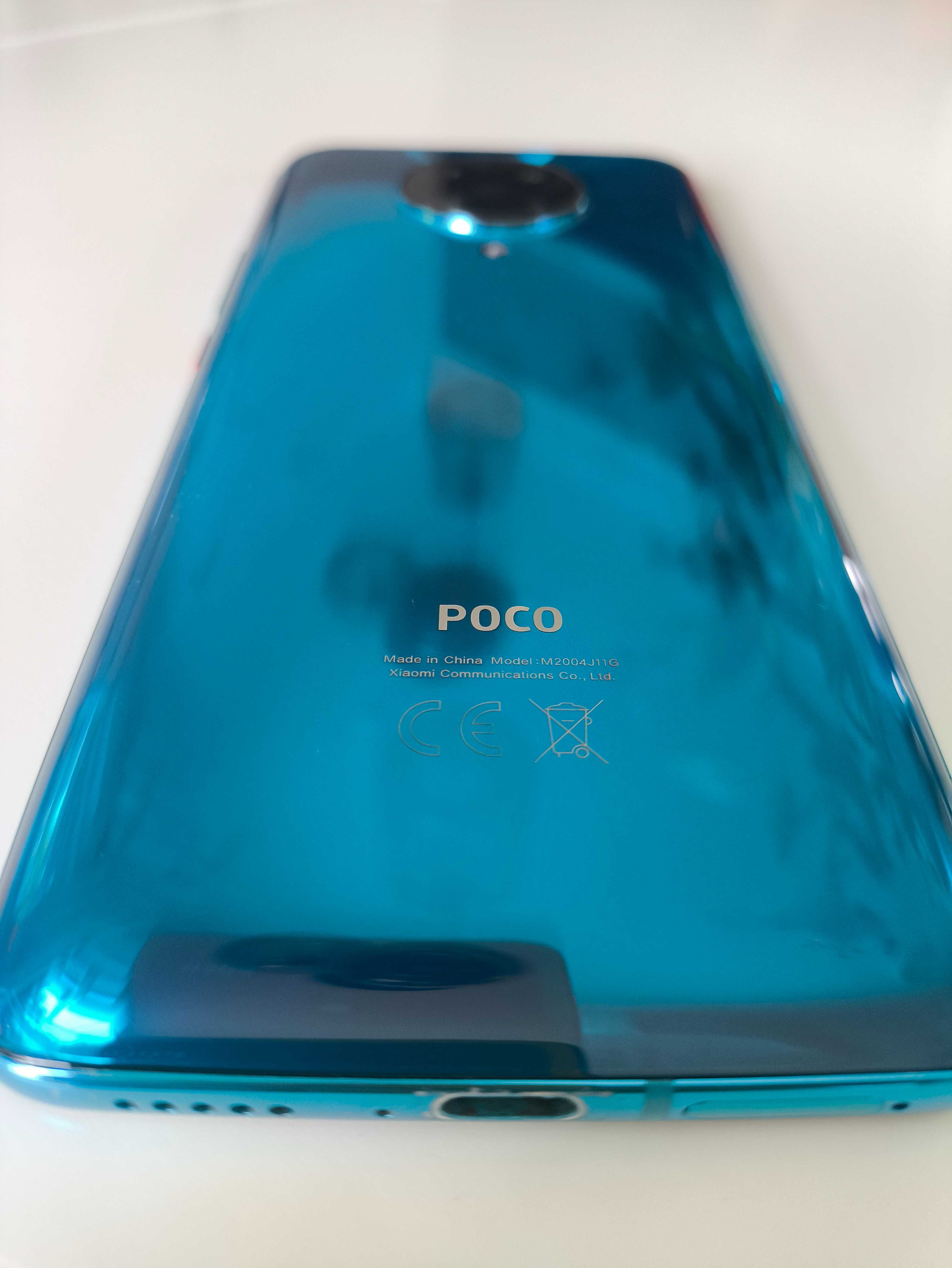 Poco F2 Pro stan bardzo dobry etui RINGKE Fusion X Space Blue