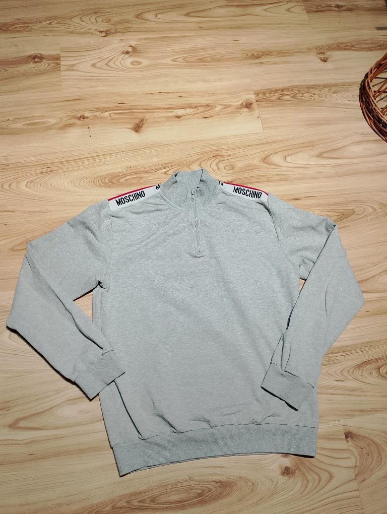 Szara Bluza Moschino Underwear Sweatshirt