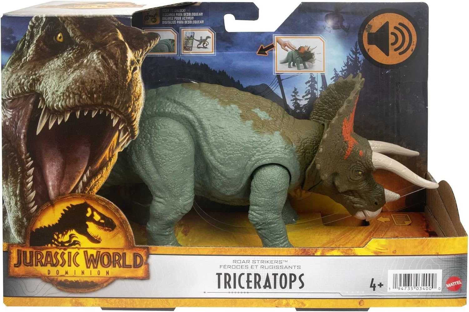 Jurassic World Triceratops Світ Юрського періоду Динозавр Трицератопс.
