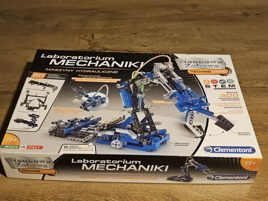 Laboratorium Mechaniki Maszyny Hydrauliczne Clementoni jak LEGO Tehnic