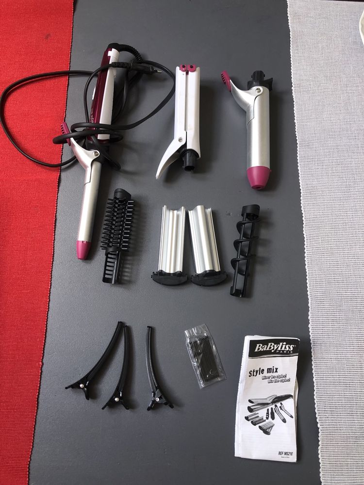 Zestaw Babyliss paris lokówka prostownica