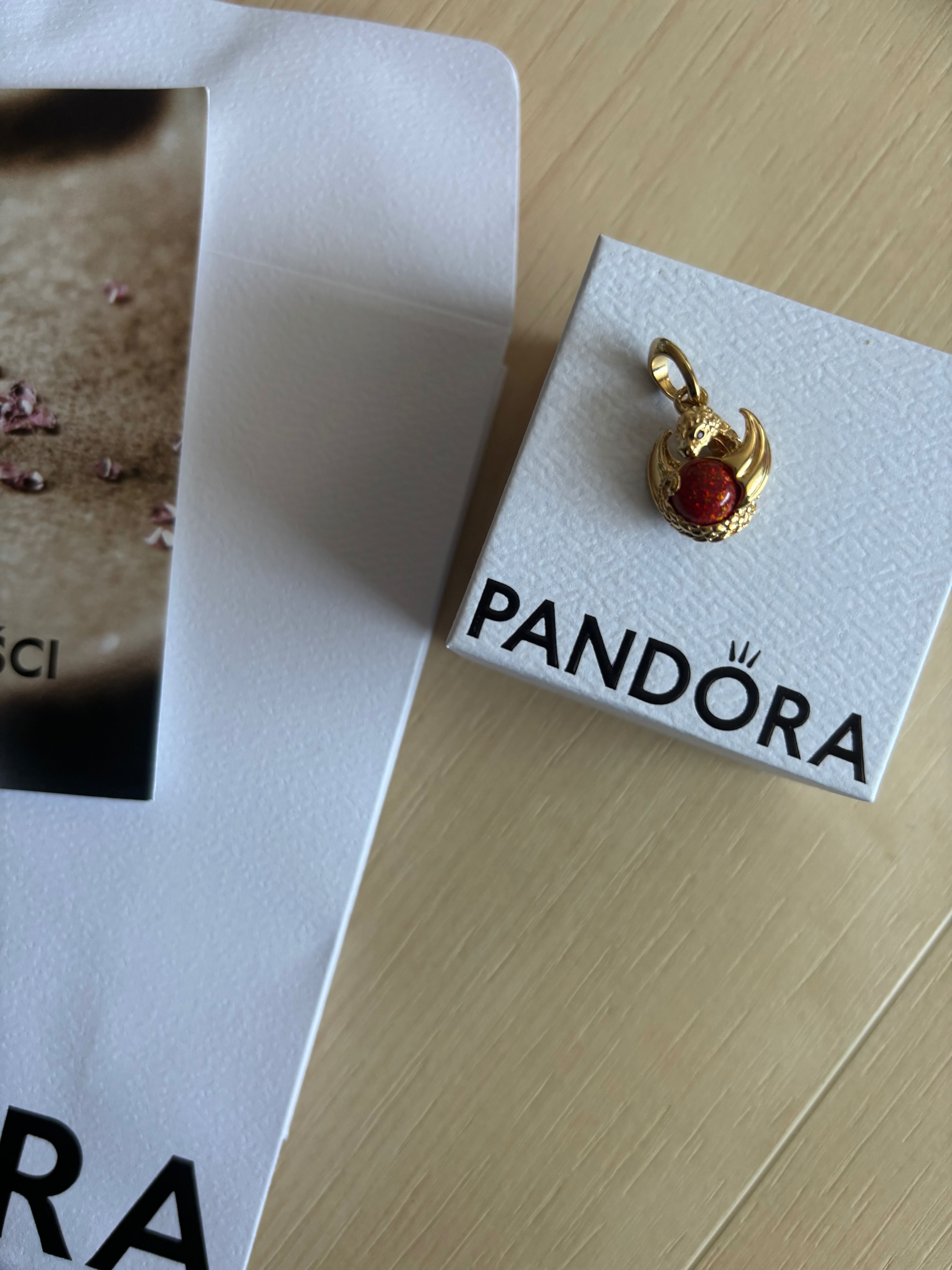 Pandora Gra o tron nowy oryginalny charms smok