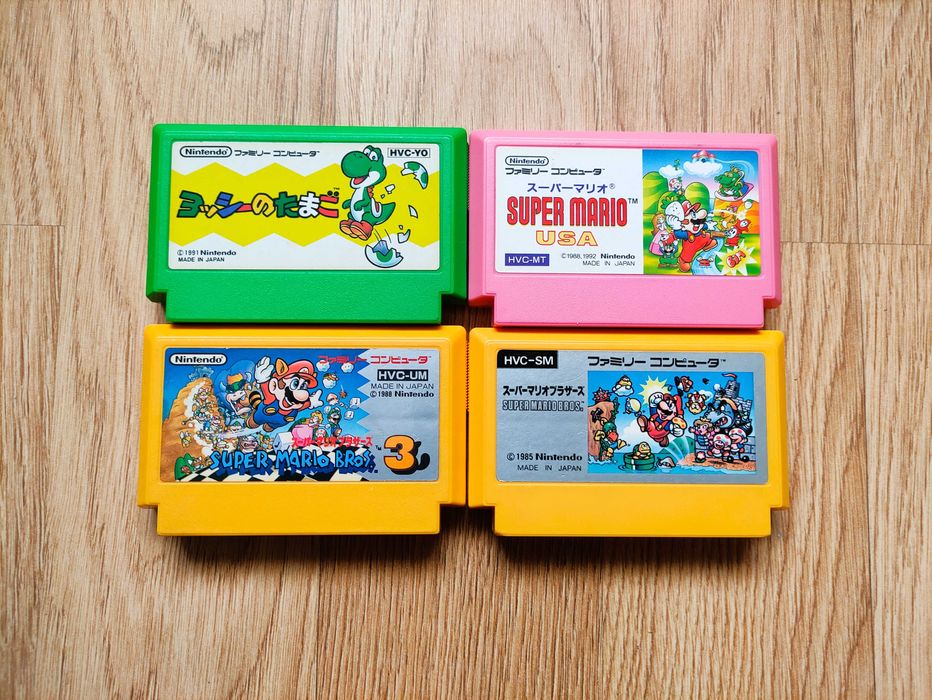 Оригінальні картриджі Super Mario USA, Yoshi's Egg для famicom, денді.