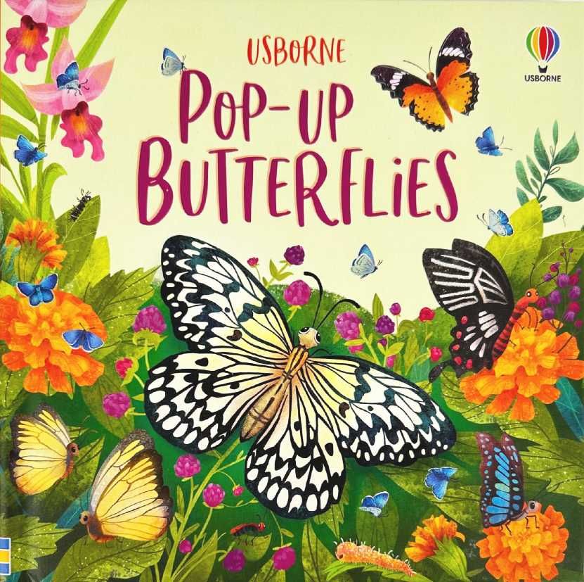 NOWA	Usborne Pop-Up Butterflies książka po angielsku dla dzieci