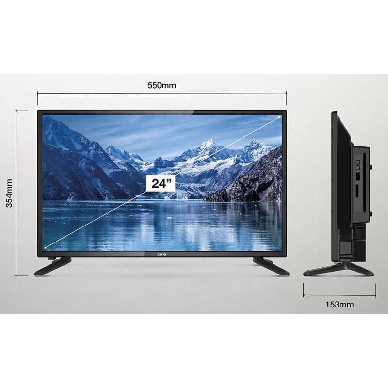 Скидка 24" Телевизор Cello C2420FSDE (LED Digital TV T2/S2 DVD-player)