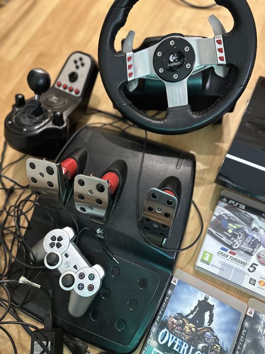 PlayStation (PS 3)+ігрове кермо logitech G27