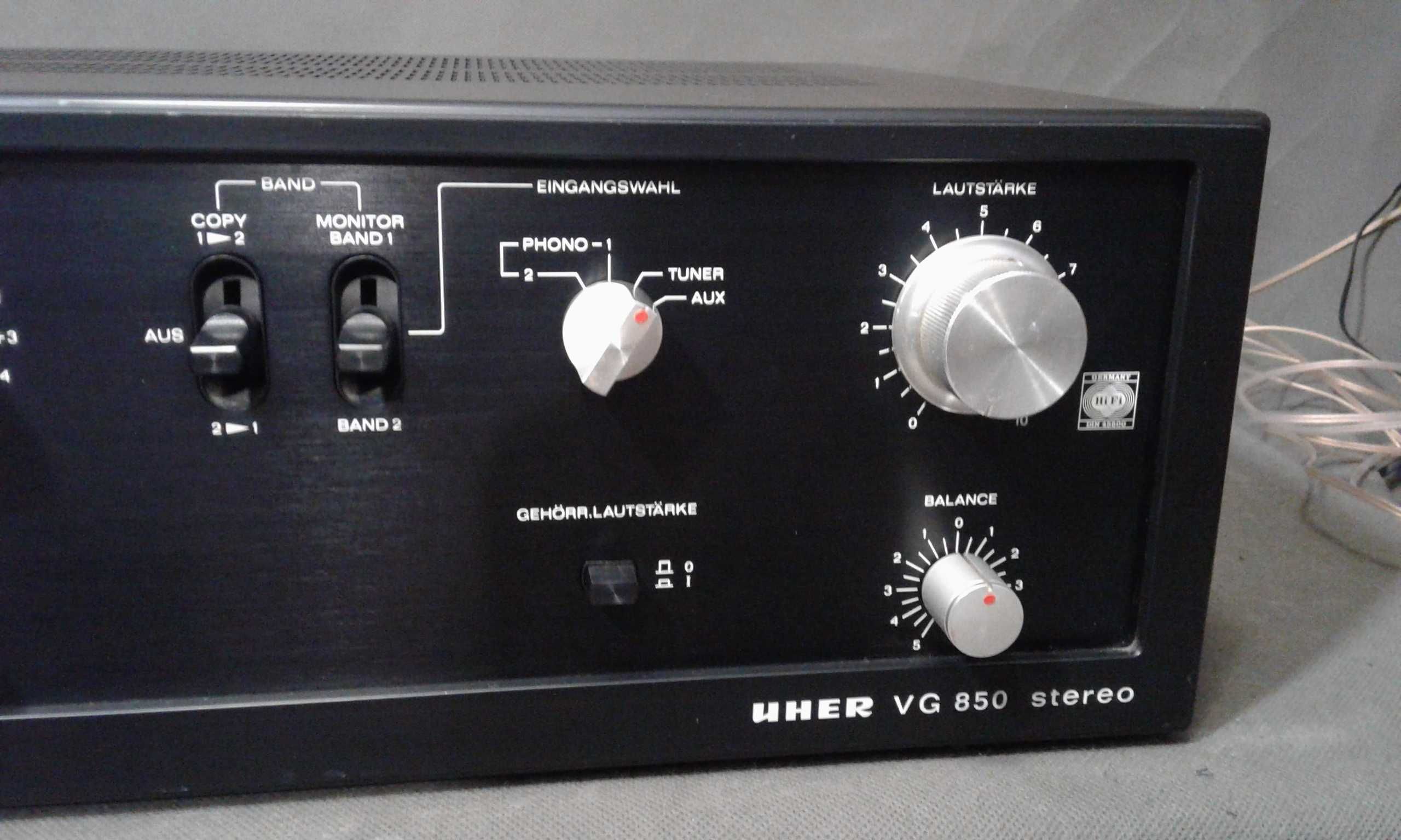 UHER VG 850,wzmacniacz stereo