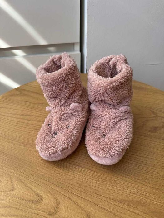 Дитячі теплі тапочки для дівчинки H&M 16-16.5 см