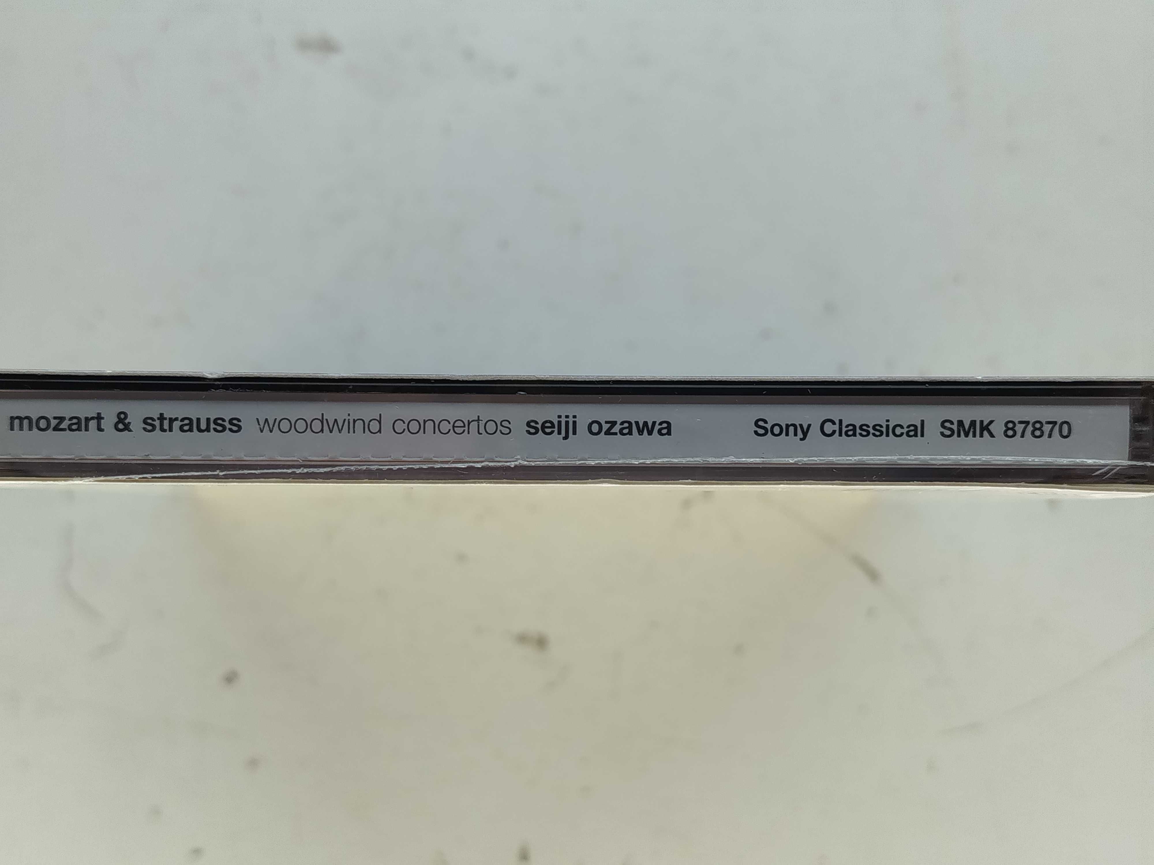 Mozart Strauss Woodwind Concertos Mito Chamber Orchestra Seiji Ozawa