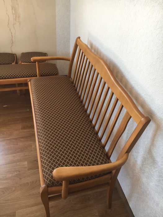 уголок кухонный из натурального дерева