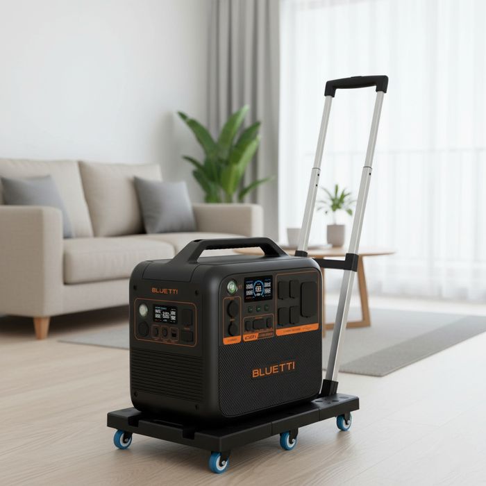 Тележка для Bluetti/EcoFlow/Anker - складная/6 колёс/150 кг/платформа