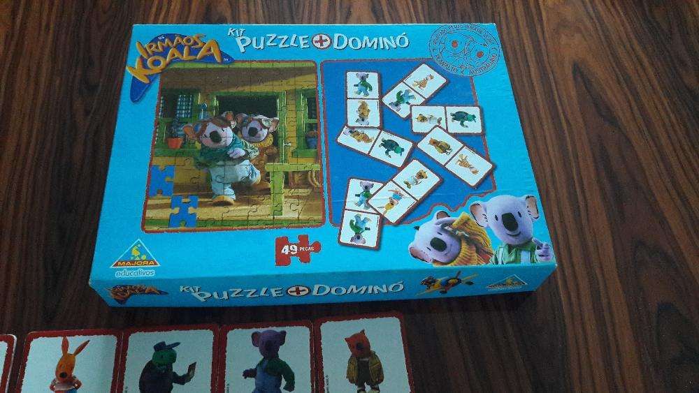 Jogo Irmãos Koala puzzle 49 peças + dominó