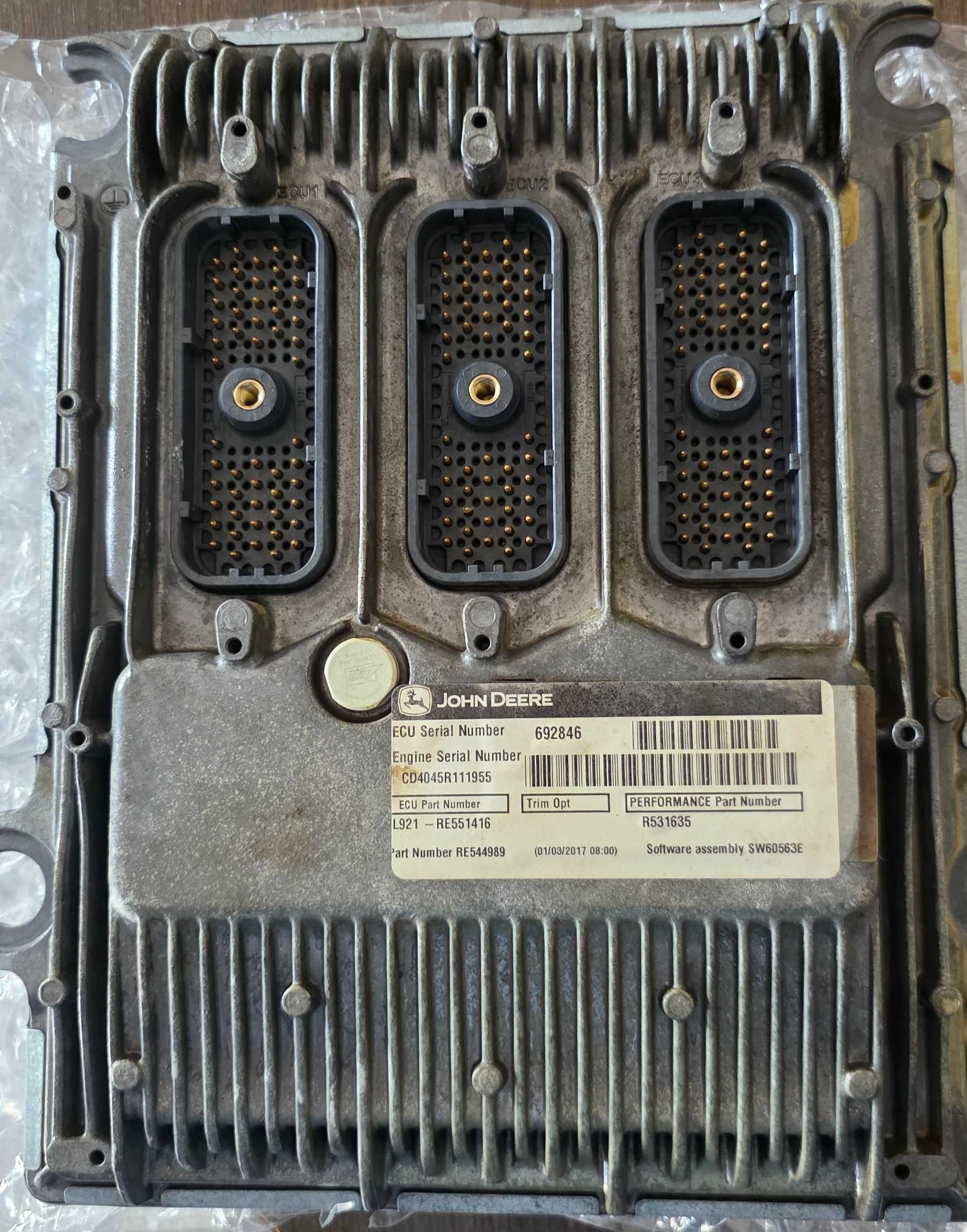 ECU John Deere Liebherr L514, L528 - Komputer Silnika RE551416