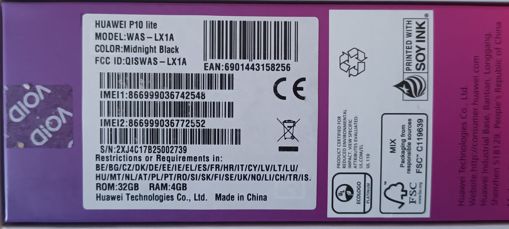 Huawei P10 Lite Desbloqueado