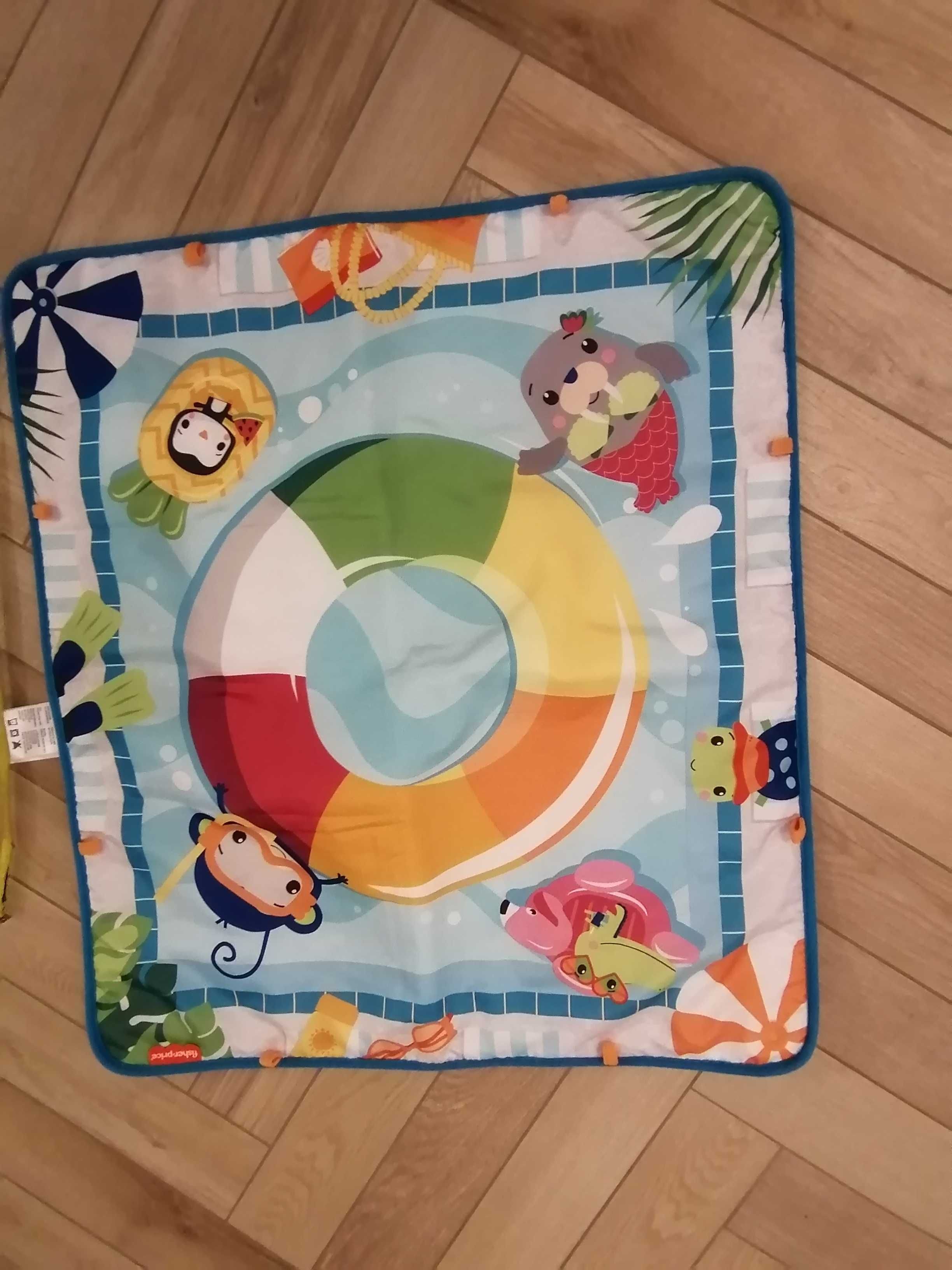 Mata edukacyjna Fisher price dla dziecka z zawieszkami