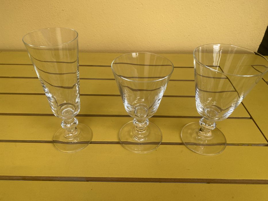 Copos cristal conjuto