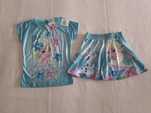 T-shirt + spódniczka  Disney Frozen Kraina Lodu Elsa r. 116/ 6 lat