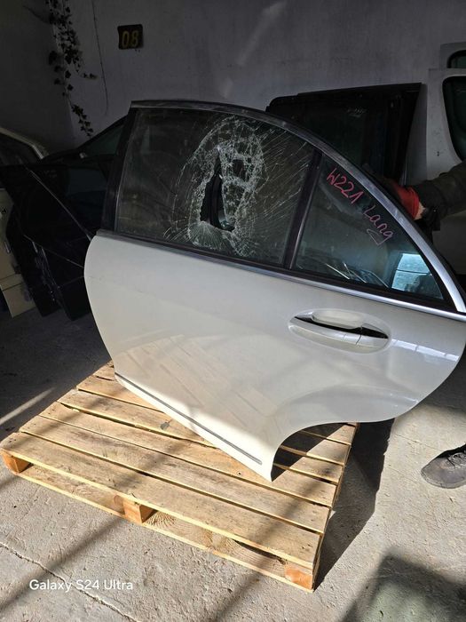 Mercedes W221 long drzwi tylne tył lewe