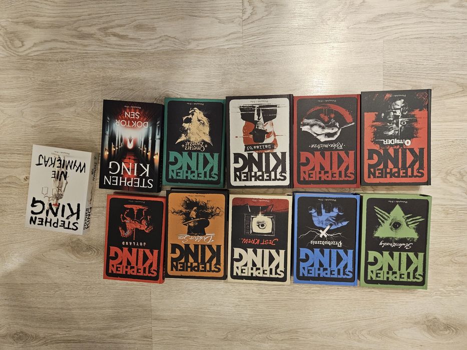 Stephen King 11 książek twarda oprawa nowe