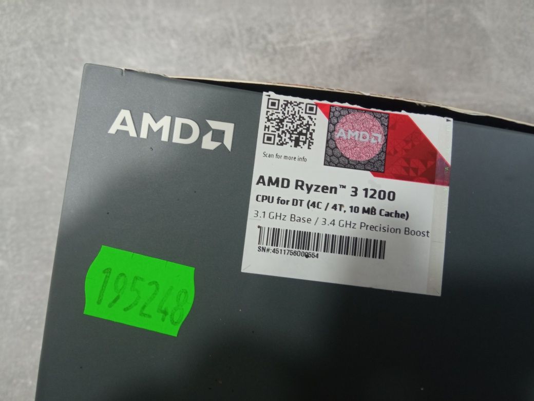 Процесор AMD Ryzen 3 1200 Box